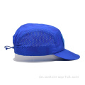 Benutzerdefinierte 5 Panel Blue Mesh Camper Cap